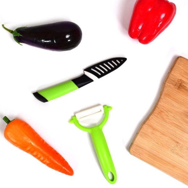 Ceramic Revolution Series Utility Knife and Peeler Gift Set - 2pc - Image 7