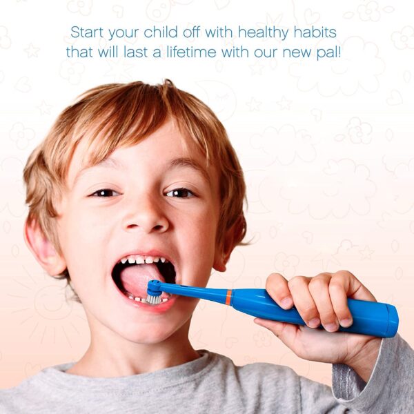 Electric Toothbrush for Kids and Adults Travel Portable Toothbrush With Extra 1 Brush Heads With 2 Battery - Image 7