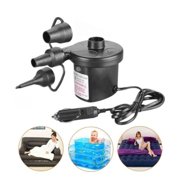 Multi-Purpose Electric Air Pump Without Valve Adaptors for Quickly Inflates/Deflates Sofa, Bed, Swimming Pool Tubes, Toys, Air Bags - Image 5