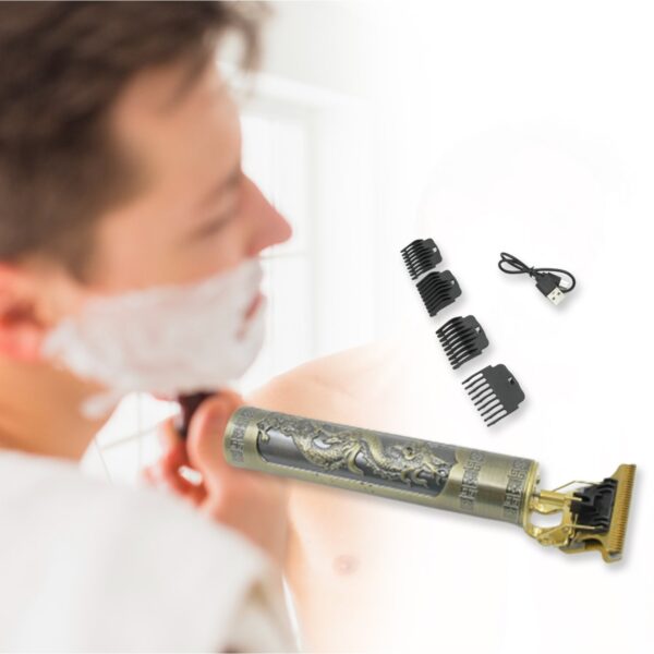 Hair Trimmer for Men Hair Style Trimmer, Professional Hair Clipper, Electric Shaving machine dry shaving for men - hair shaving and trimming beard With 4 adjustable blade clipper, Oil, Cleaning Brush - Image 3
