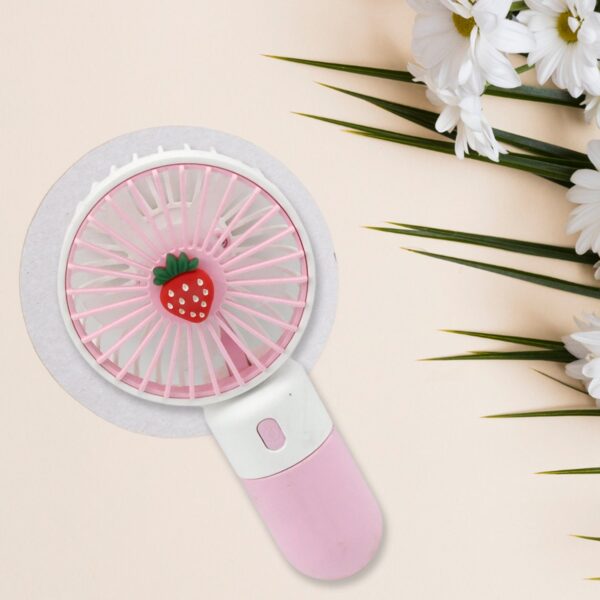 Portable Small Electric Fan Handheld, Rechargeable Mini Student Handheld Dormitory Class Personal Fan - Image 6