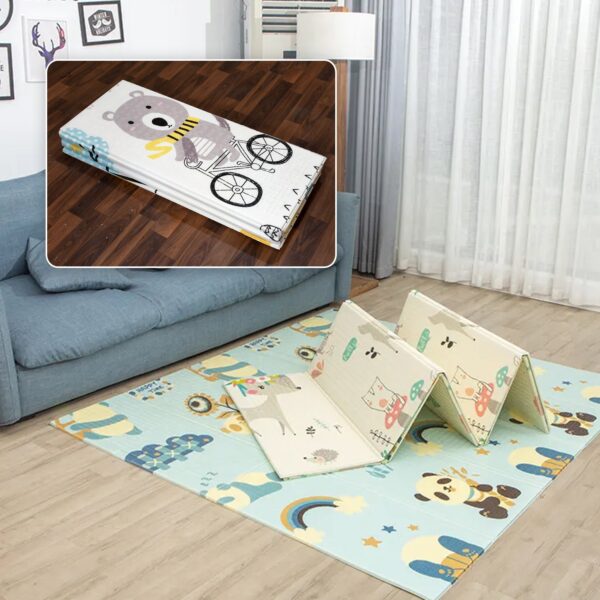 Baby Play Mat, Foam Play mat for Play Mat Baby Floor Play Baby Crawling Mat Large Soft Thick Baby Mat, Water-Proof Reversible Toxic Free (197x176 cm) - Image 5