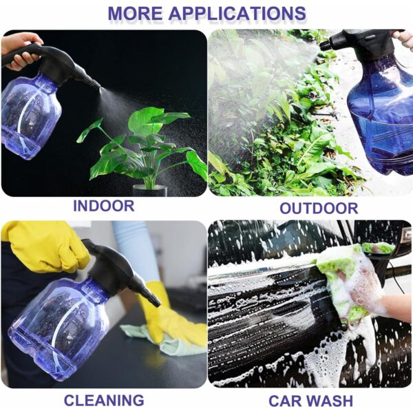 Electric Spray Bottle 3L Garden Sprayer Automatic Watering Can Rechargeable Battery Powered Sprayer For Garden Fertilizing (1Pc 3Ltr. Approx) - Image 6