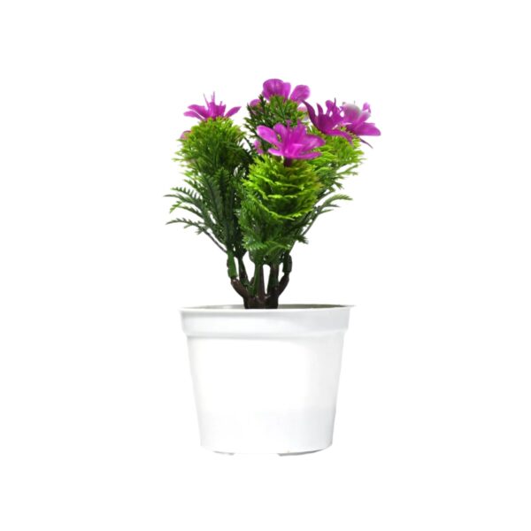 Flower Pot Artificial Decoration Plant | Natural Look & Plastic Material For Home , Hotels , Office & Multiuse Pot - Image 4