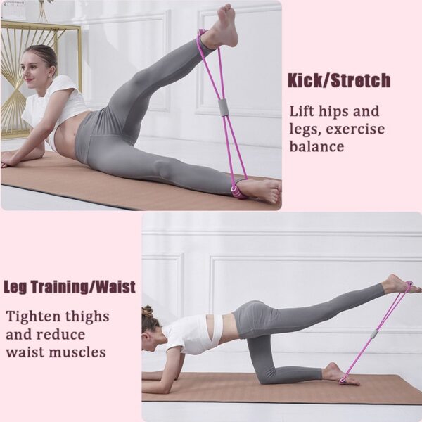 Sport Resistance Loop Band Yoga Bands Rubber Exercise Fitness Training Gym Strength Resistance Band, Exercise Equipment, Bands for Working Out (1 Pc) - Image 5
