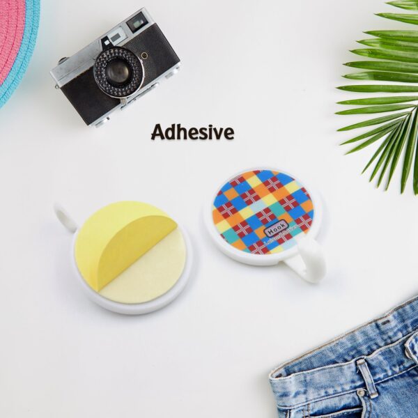 Strong Self-Adhesive Hooks (2 Pc): Heavy Duty, Waterproof, All-Purpose - Image 4