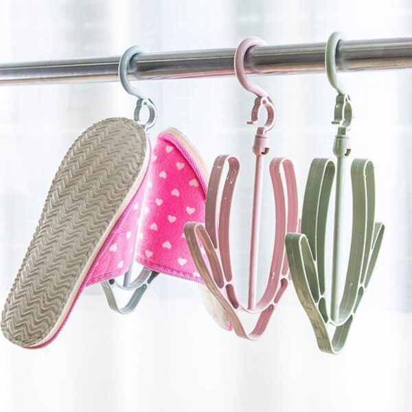 Shoes Drying Hanger, Rotatable Shoe Hanging Racks for Balcony Closet (1pc) - Image 7