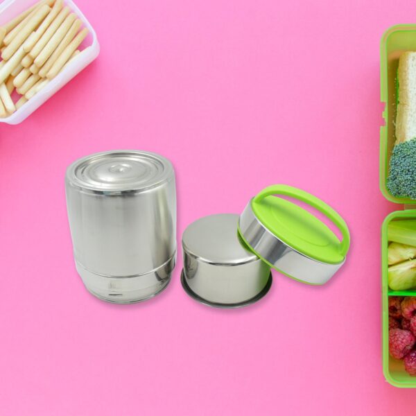 LEAK-PROOF THERMOS FLASK FOR HOT FOOD, WARM SOUP CUP, VACUUM INSULATED LUNCH BOX, FOOD BOX FOR THERMAL CONTAINER FOR FOOD STAINLESS STEEL (1.8 L) - Image 5