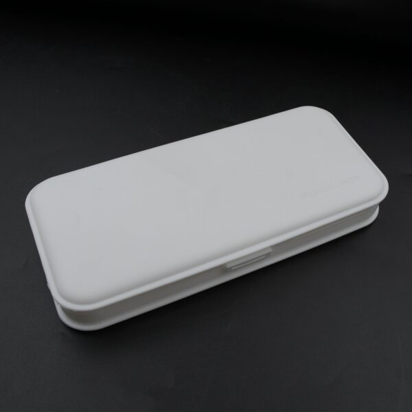 Multipurpose White Compass Pencil Box | 3-Compartment School Case | Ideal Birthday Gift for Kids - Image 6