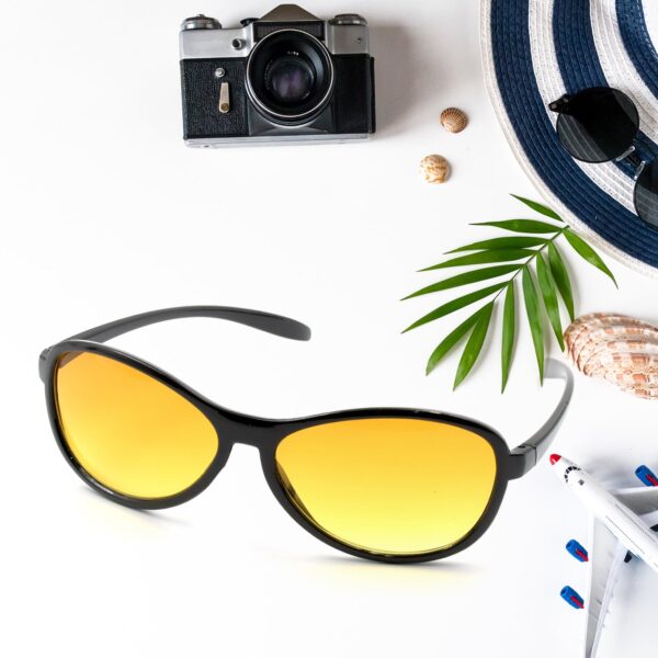 Smart Vision Glasses UV Protected Sunglasses, Lightweight and Attractive Design 3D classic Sunglasses for Men & Women, Lightweight, Both Outdoor and Indoor Use (1 Pc ) - Image 5