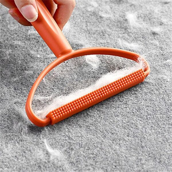 2in1 Portable Lint Remover at Home Use | Use for Removing Lint Dust in Furniture and Wool Clothes Sweater Carpet | Woolen Fabrics Brush Sticky Lint Roller with Long Handle (1 Pc) - Image 6