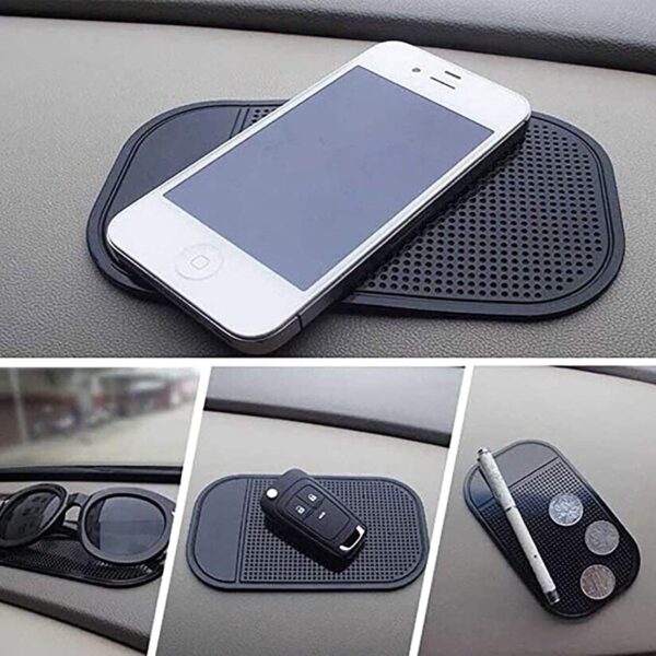 Car Non-Slip Mat Car Holder, Non-Slip Mat Anti-Slip Car Gel Pads  Adhesive Mat Non-Slip Mat Car Dashboard for Other Equipment such as Mobile Phones Keys Glasses (1 Pc) - Image 3