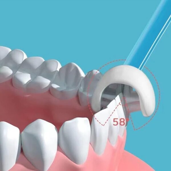 Toothbrush - Soft Bristle Toothbrush - 3-Sided Training Toothbrush With Silicone Head, Inverted Cleaning Toothbrush for Aged 2-12, Children's Cleaning (1 Pc) - Image 3