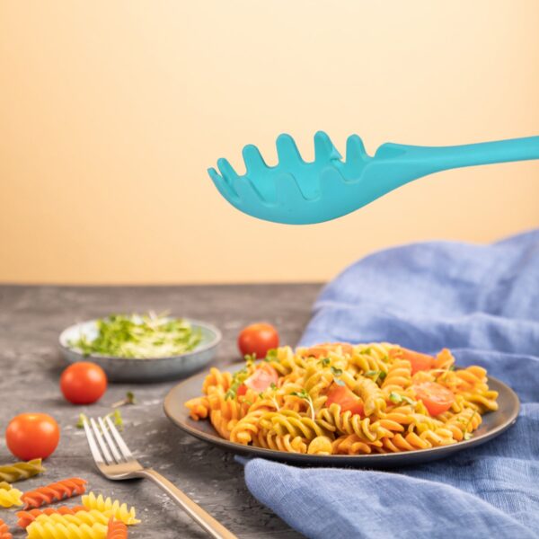 Pasta Fork Cutlery Food Grade Kitchen Non Slip Heat Resistant Spaghetti Spoon Best Kitchen Appliances (29cm) - Image 3
