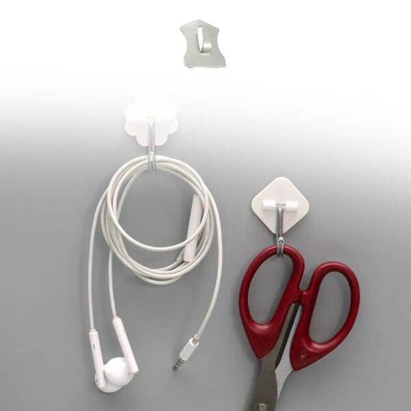 18-Piece Stainless Steel Wall Hooks: Organize Your Home Effortlessly - Image 7