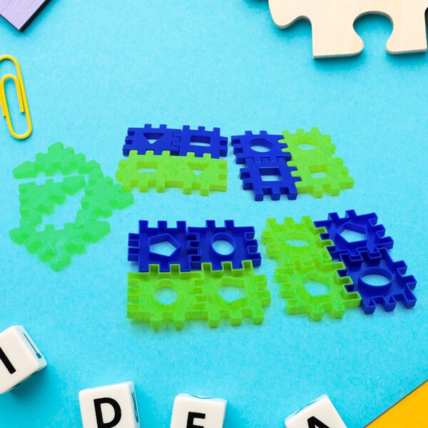 Multi-Color Educational Building Blocks Set for Kids Aged 3-12 - 4 Pc & 12 Pc Options, Perfect Gift for Boys and Girls - Image 5