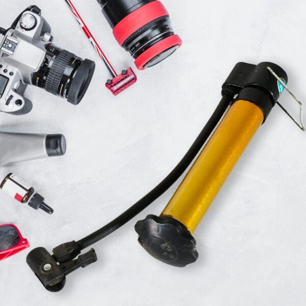 Hand Air Ball Pump, Metal Portable High Pressure Air Pump Mini Basketball Inflator for Balls, Basketball, Soccer, Volleyball, Football, Inflatable and More - Image 6