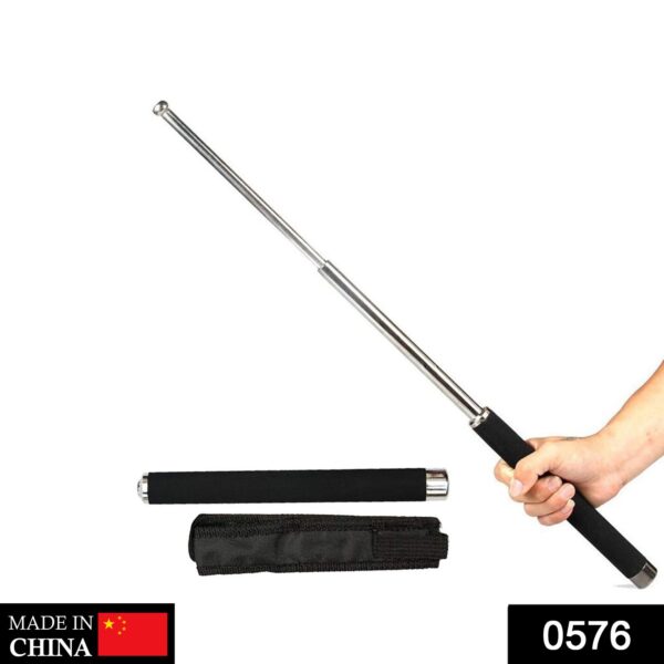 Multi-Function Collapsible Self Defense Stick Extended - Image 2