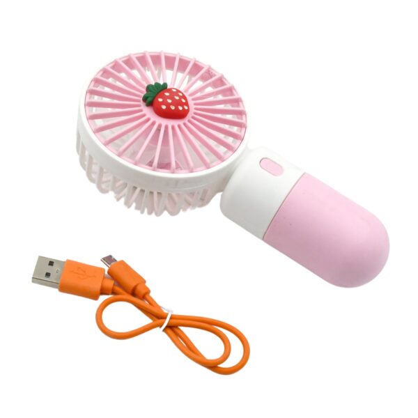 Portable Small Electric Fan Handheld, Rechargeable Mini Student Handheld Dormitory Class Personal Fan - Image 4