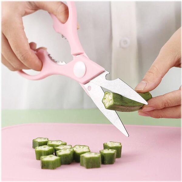 Mini Travel Cutting Board Set, 4 Pcs Portable Mini Camping Plastic Cutting Board & Knife, Fruits & Vegetable Peeler Scissors, Kitchen Knives Set, for travel, picnic, camping, outdoor, park (4 Pc Set) - Image 5