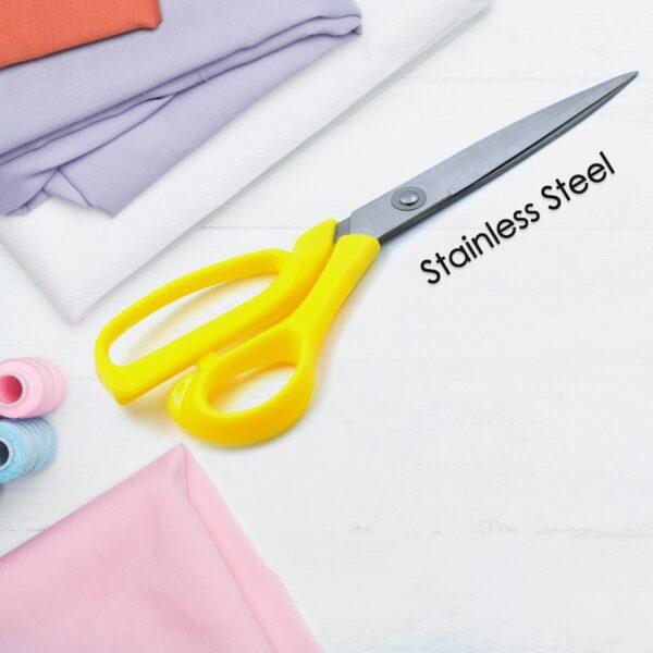 Scissors for craft work paper cutter Scissor stainless steel All Purpose Ergonomic Comfort Grip Office Scissors Craft Shears Sharp Scissors (9 Inch) - Image 5