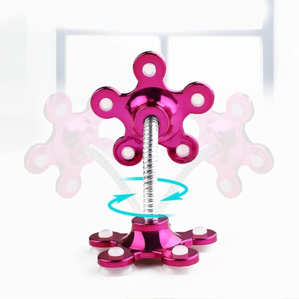 Phone Holder, 360°Rotatable Phone Stand Multi-Function Double-Sided Suction Cup Mobile Phone Holder  vip stand( MOQ :- 6 Pc ) - Image 6