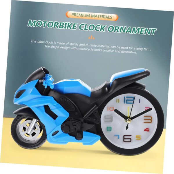 Fashioned Alarm Clock Novelty Retro Motorcycle / Motorbike Engine Style Clocks Alarm Clock Desktop Decoration Kids Gift - Image 6