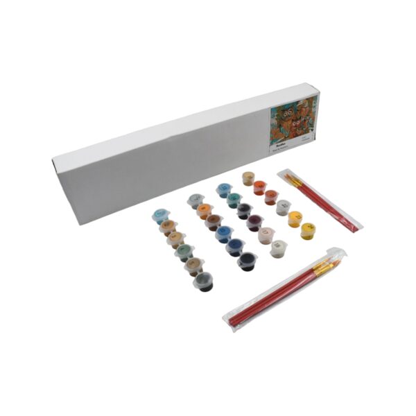 Paint by Numbers for Adults Beginner - Adults' Paint-by-Number Kits on Canvas - DIY Oil Painting by Numbers for Adults - 24 Number Color, 6 paintbrushes, pre-printed canvas (unframed) 40 cm x 50 cm - Image 4