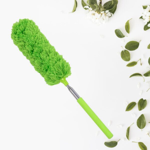 Adjustable Long Handle, Microfiber Duster for Cleaning, Microfiber Hand Duster Washable Microfiber Cleaning Tool Extendable Dusters for Cleaning Office, Car, Computer, Air Condition, Washable Duster - Image 5