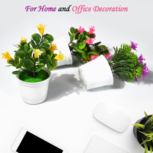 Flower Pot Artificial Decoration Plant | Natural Look & Plastic Material For Home , Hotels , Office & Multiuse Pot - Image 5