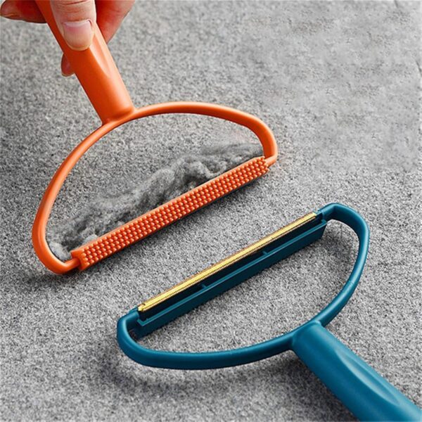 2in1 Portable Lint Remover at Home Use | Use for Removing Lint Dust in Furniture and Wool Clothes Sweater Carpet | Woolen Fabrics Brush Sticky Lint Roller with Long Handle (1 Pc) - Image 7