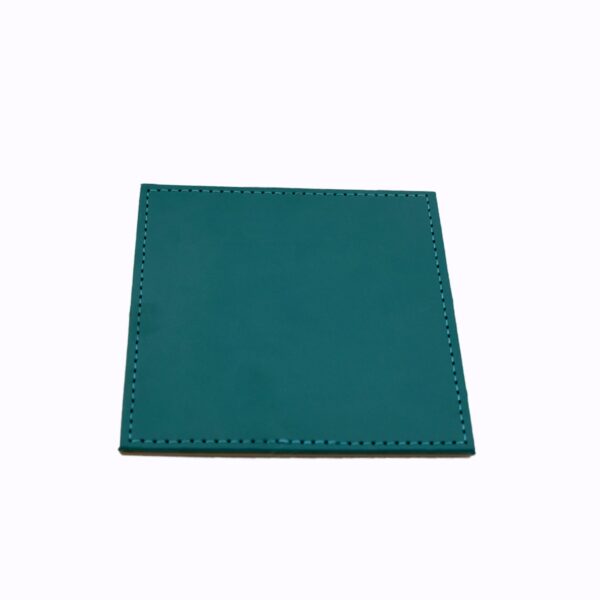 Square Tea Coaster - Dining Table Decor Accessories - Coaster for Dining Table for Hot Pots Coasters for Cups Durable and Long-Lasting, Leather Coffee Table for Home or Office Use (4 pc) - Image 3