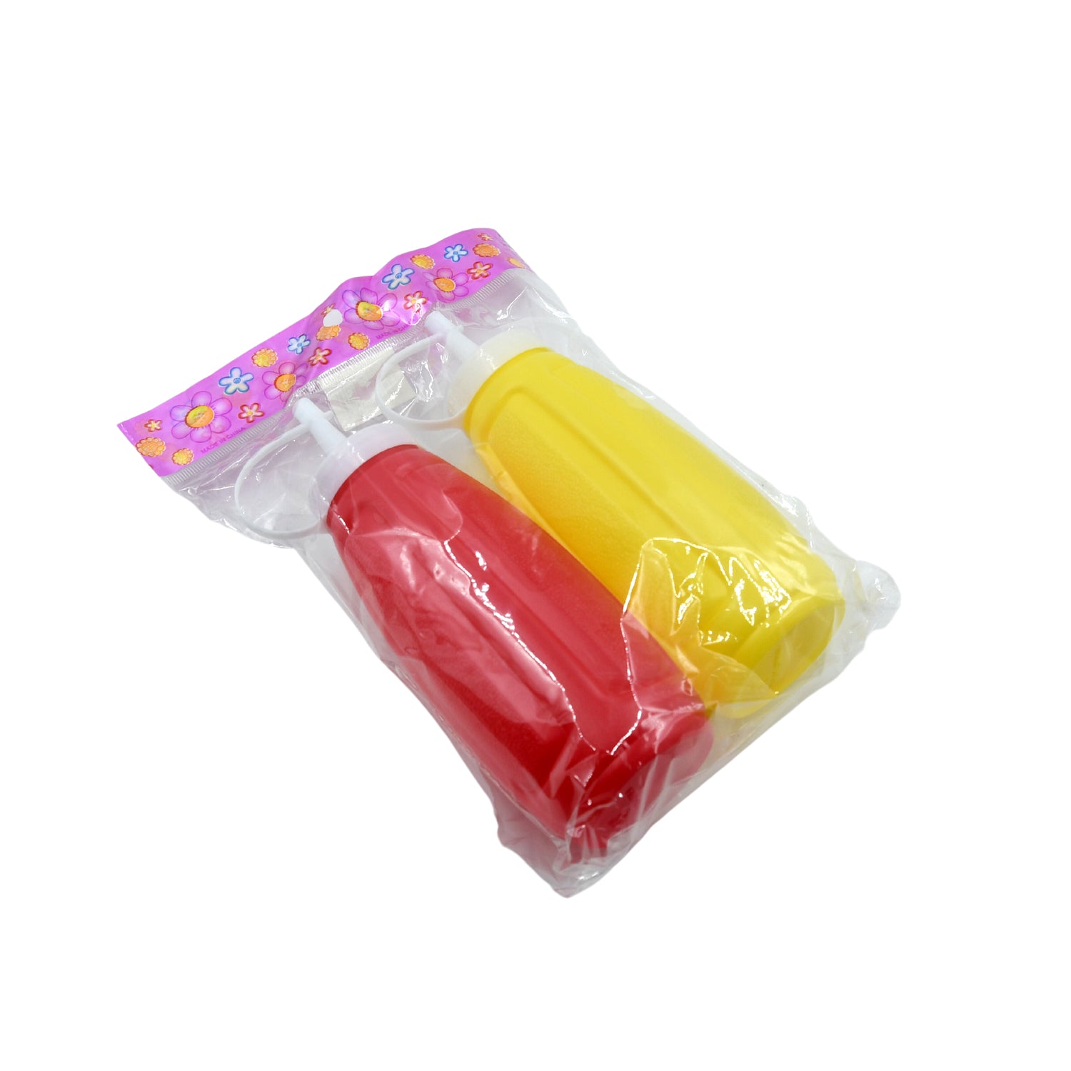 Plastic Squeeze Bottle Ketchup Mustard Honey Sauce Dispenser Bottle ( 2 Pc Set ) - Image 4