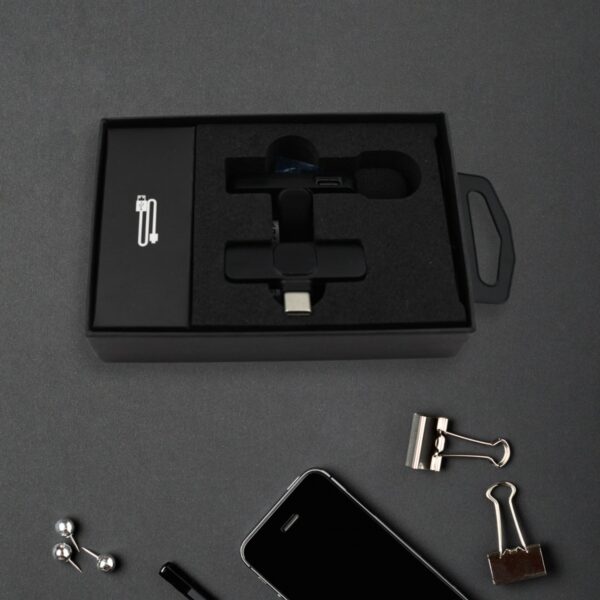 Intelligent Noise Cancelling Live Streaming Clip on Microphone for Type-C & for iPhone with Charging Mini Wireless Lapel Collar Microphone - Image 6