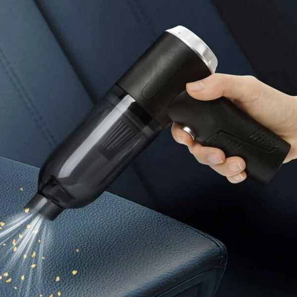 3 in 1 Car Mini Vacuum Cleaner with Blower Wireless Portable Rechargeable Handheld High Power Suction Vacuum Cleaning Machine for Home Car Computer Keyboard Cordless Air Blowing Dusting - Image 5
