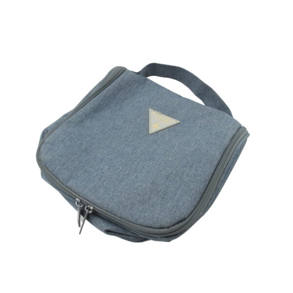 Travel Wash Bag Multi-Functional Waterproof Cosmetic Storage Bag Handheld Foldable Hook Cosmetic Bag with Zipper Closure Handbag Portable Classification Bags(1 Pc Mix Design) - Image 6