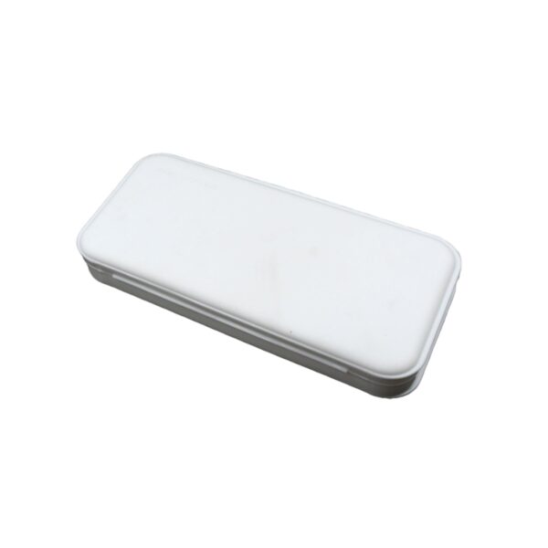 Multipurpose White Compass Pencil Box | 3-Compartment School Case | Ideal Birthday Gift for Kids - Image 4