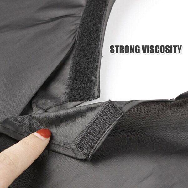 Black Beard Apron Hair Clippings Catcher Grooming Bib - Image 3