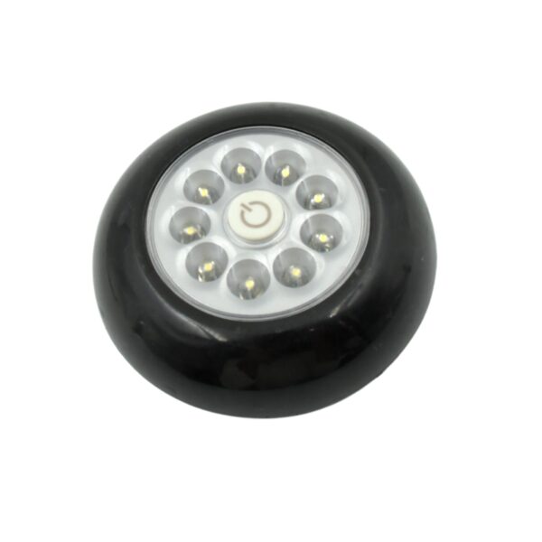 9 LED Touch Light Closet Light Battery Powered Stick-on Anywhere Puck Lights with New Strong Adhesive for Cabinet, Stair, Bedroom, Kitchen Night Light Stick Tap Night ( Battery Not Included / 1 Pc ) - Image 4