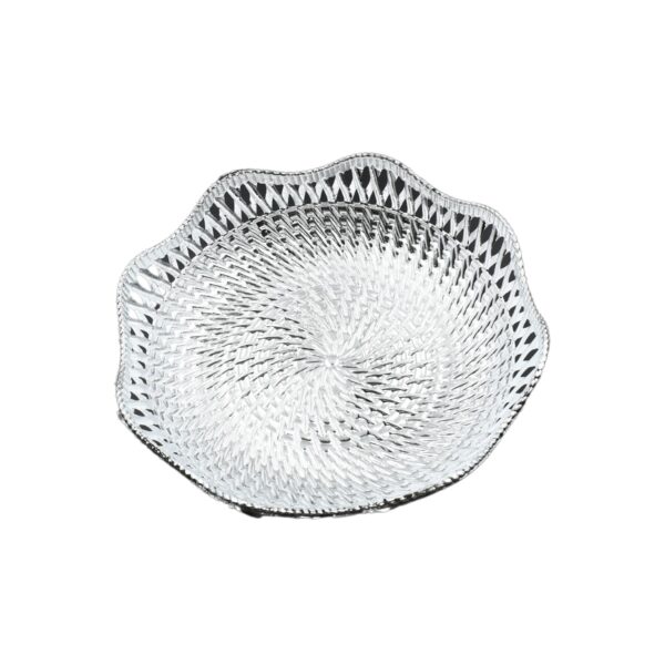 Round Serving Tray, Traditional Serving Tray, Multipurpose Serving Tray, Decorative Serving Platters, Mukhwas Serving Tray (1 Pc) - Image 4