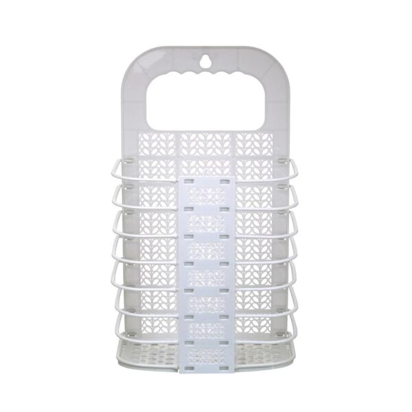 Wall Hanging Laundry Basket Clothes Hanger Dirty Hamper Clothes Storage Hook Clothes Rails for Laundry Washing Machine Bathroom Kids Dirty Clothes Storage Hanger (1 Pc) - Image 4