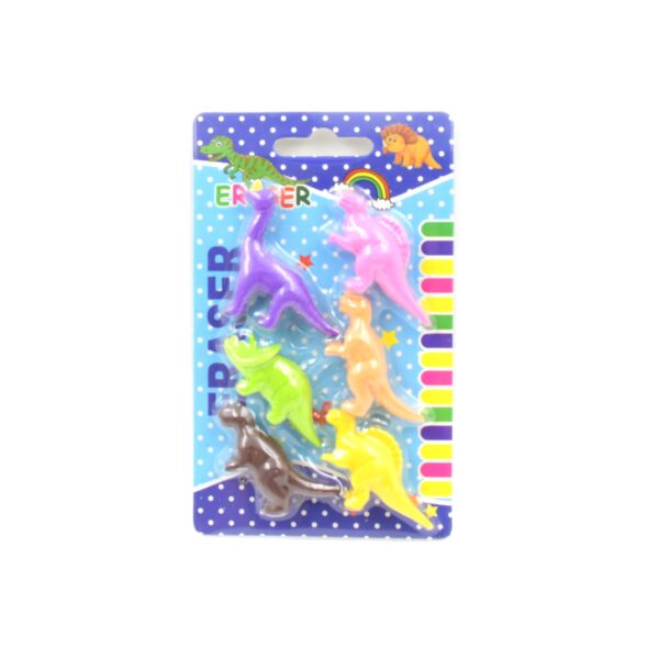 Dinosaur Shaped Erasers Animal Erasers for Kids, Dinosaur Erasers Puzzle 3D Eraser, Mini Eraser Dinosaur Toys, Desk Pets for Students Classroom Prizes Class Rewards Party Favors (6 Pcs Set ) - Image 4