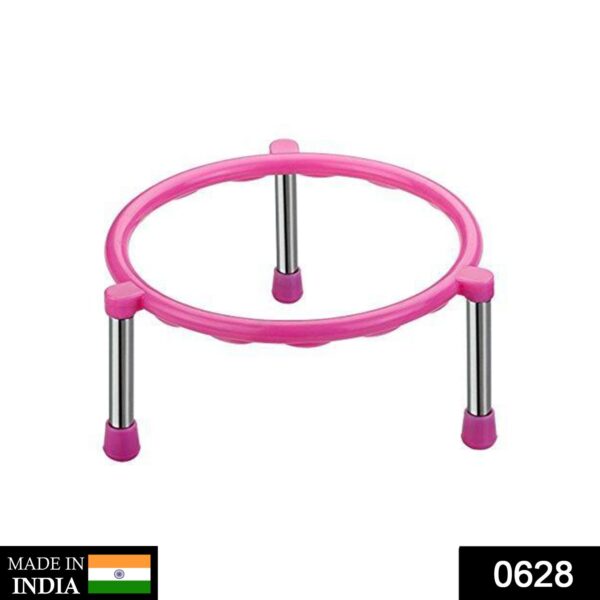 Stainless Steel Single Ring Matka Stand - Image 2