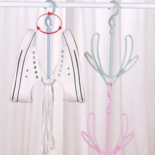 Shoes Drying Hanger, Rotatable Shoe Hanging Racks for Balcony Closet (1pc) - Image 6