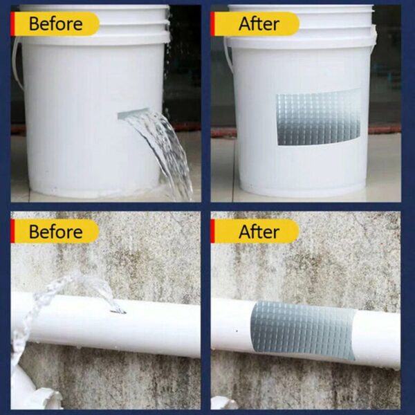 SELF-ADHESIVE INSULATION RESISTANT HIGH TEMPERATURE HEAT REFLECTIVE ALUMINIUM FOIL DUCT TAPE ROLL (0.9MM) - Image 3