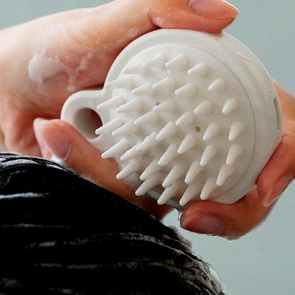 Comb Scalp Massage Brush, Hair brush, Hair Comb, Shower Brush, Bath Massage Brush, Small Portable Brush Washable Massage Comb Bath Shampoo Massages Effectively Remove Loose Short Hair - Image 6