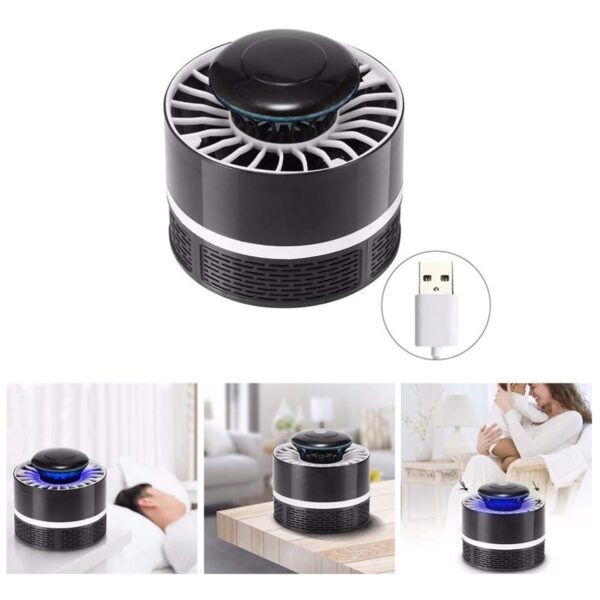 Mosquito Killer Light 5W USB Smart Optically Controlled Insect Killing Lamp Use Forbad room - Image 5