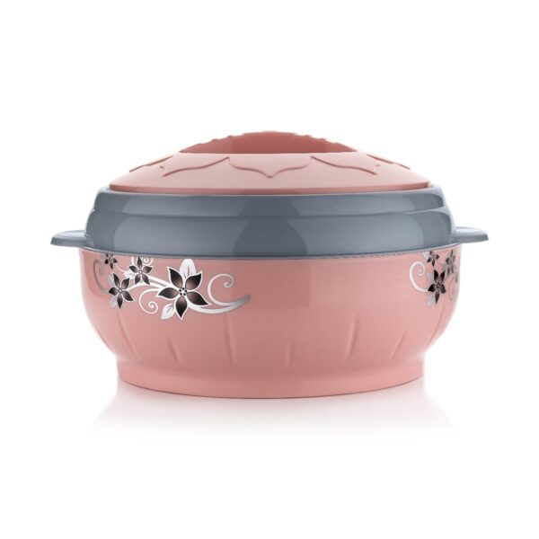 4500ml Insulated Casserole Box (Steel): Floral Print, Keeps Food Hot/Cold - Image 4