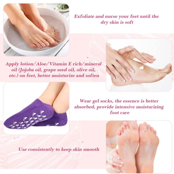 Socks Soft Socks for Repairing and Softening Dry Cracked Feet Skins Comfortable Socks (No Box Packing / Without Gel Socks) - Image 7
