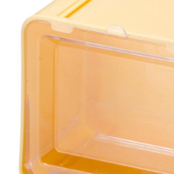 Storage Box Storage Container Tape Storage Boxes Durable Convenient Plastic Transparent Lid Visible Tape Storage Box / Case for Office - Image 7